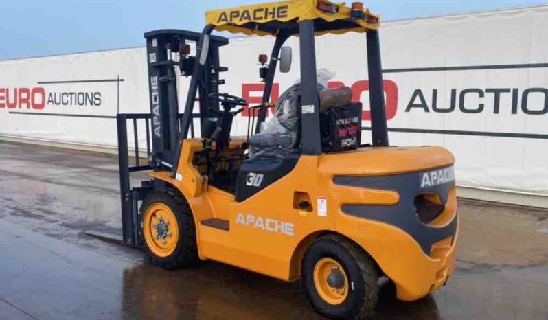 Unused 2024 Apache HH30Z Forklifts For Auction: Dromore – 6th & 7th December 2024 @ 9:00am For Auction on 2024-12-7 full