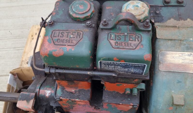 Lister 6KvA Generator, 2 Cylinder Engine Generators For Auction: Leeds -27th, 28th, 29th, 30th November 24 @ 8:00am full