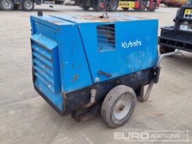 2014 Kubota 10KvA Generator, 3 Cylinder Engine Generators For Auction: Leeds -27th, 28th, 29th, 30th November 24 @ 8:00am full