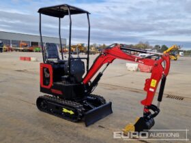 Unused 2024 Colt YFE10 Mini Excavators For Auction: Leeds -27th, 28th, 29th, 30th November 24 @ 8:00am full