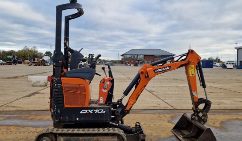 2019 Doosan DX10Z Mini Excavators For Auction: Leeds -27th, 28th, 29th, 30th November 24 @ 8:00am full