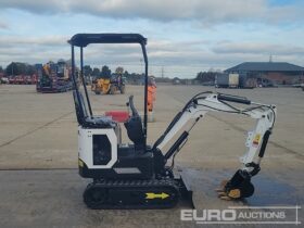 Unused 2024 Colt YFE10 Mini Excavators For Auction: Leeds -27th, 28th, 29th, 30th November 24 @ 8:00am full