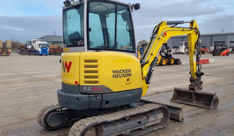 2020 Wacker Neuson EZ26 Mini Excavators For Auction: Leeds -27th, 28th, 29th, 30th November 24 @ 8:00am full