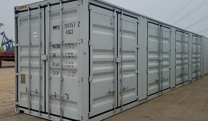 2024 CTN 40′ Container, 4 Side Doors, 1 End Door (Cannot Be Reconsigned) Containers For Auction: Leeds -27th, 28th, 29th, 30th November 24 @ 8:00am