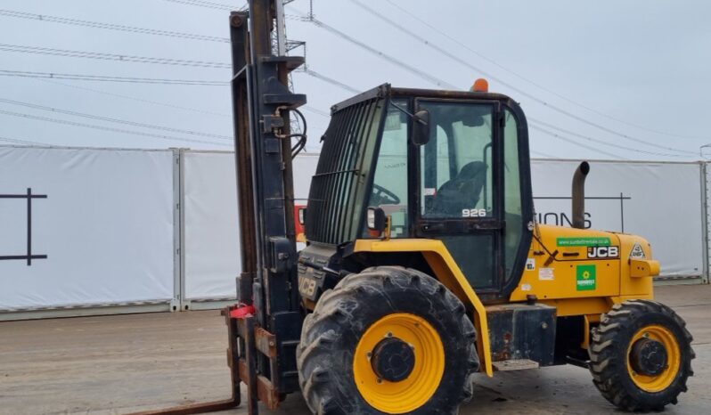 2016 JCB 926-4 Rough Terrain Forklifts For Auction: Leeds -27th, 28th, 29th, 30th November 24 @ 8:00am