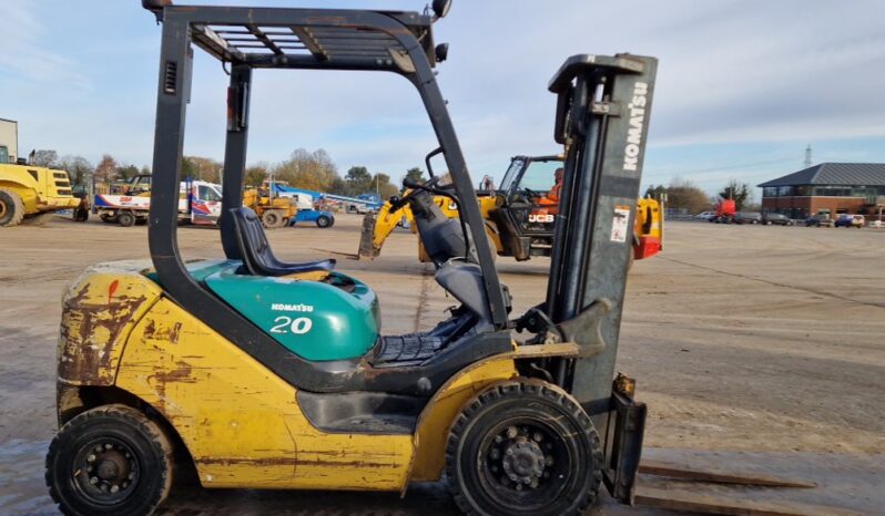 Komatsu FD20T-16 Forklifts For Auction: Leeds -27th, 28th, 29th, 30th November 24 @ 8:00am full