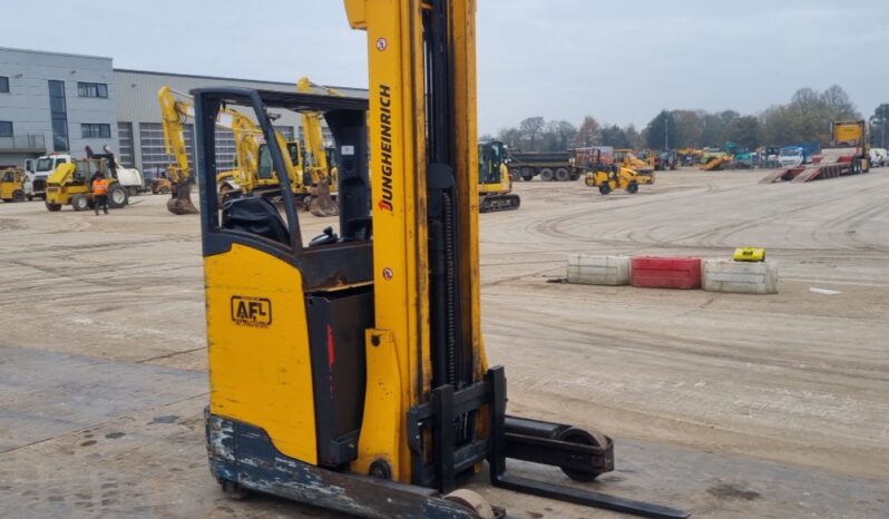 Jungheinrich Electric Reach Forklift, 3 Stage Free Lift Mast, Forks Forklifts For Auction: Leeds -27th, 28th, 29th, 30th November 24 @ 8:00am full