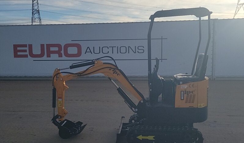 Unused 2024 JPC HT12 Mini Excavators For Auction: Leeds -27th, 28th, 29th, 30th November 24 @ 8:00am full