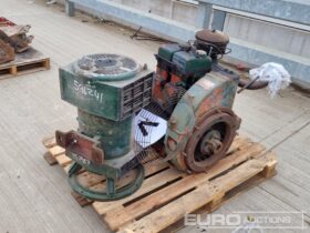 Lister 6KvA Generator, 2 Cylinder Engine Generators For Auction: Leeds -27th, 28th, 29th, 30th November 24 @ 8:00am