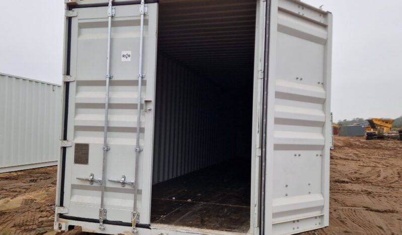 2024 CTN 40′ Container, 4 Side Doors, 1 End Door (Cannot Be Reconsigned) Containers For Auction: Leeds -27th, 28th, 29th, 30th November 24 @ 8:00am full