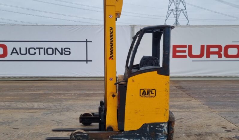 Jungheinrich Electric Reach Forklift, 3 Stage Free Lift Mast, Forks Forklifts For Auction: Leeds -27th, 28th, 29th, 30th November 24 @ 8:00am full