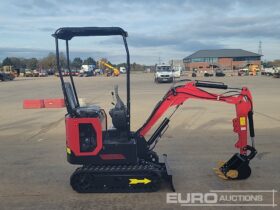 Unused 2024 Colt YFE10 Mini Excavators For Auction: Leeds -27th, 28th, 29th, 30th November 24 @ 8:00am full