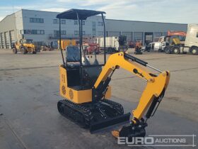 Unused 2024 JPC KV12 Mini Excavators For Auction: Leeds -27th, 28th, 29th, 30th November 24 @ 8:00am full