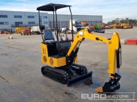 Unused 2024 JPC KV12 Mini Excavators For Auction: Leeds -27th, 28th, 29th, 30th November 24 @ 8:00am full