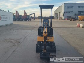 Unused 2024 JPC KV12 Mini Excavators For Auction: Leeds -27th, 28th, 29th, 30th November 24 @ 8:00am full