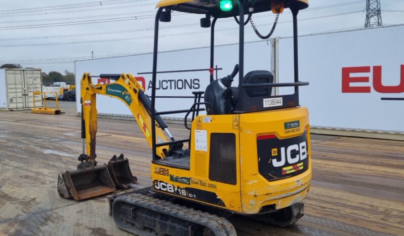 2020 JCB 16C-1 Mini Excavators For Auction: Leeds -27th, 28th, 29th, 30th November 24 @ 8:00am full