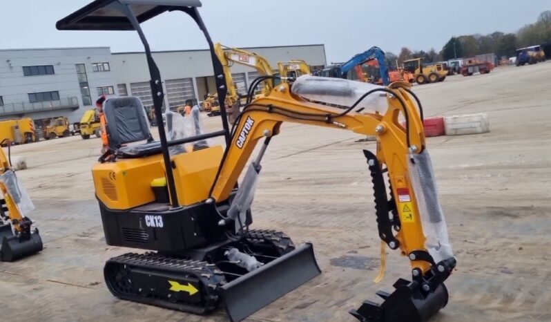 Unused 2024 Captok CK13 Micro Excavators For Auction: Leeds -27th, 28th, 29th, 30th November 24 @ 8:00am full