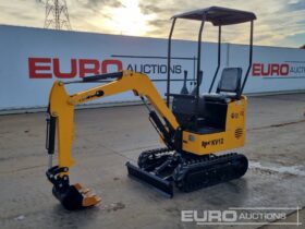 Unused 2024 JPC KV12 Mini Excavators For Auction: Leeds -27th, 28th, 29th, 30th November 24 @ 8:00am