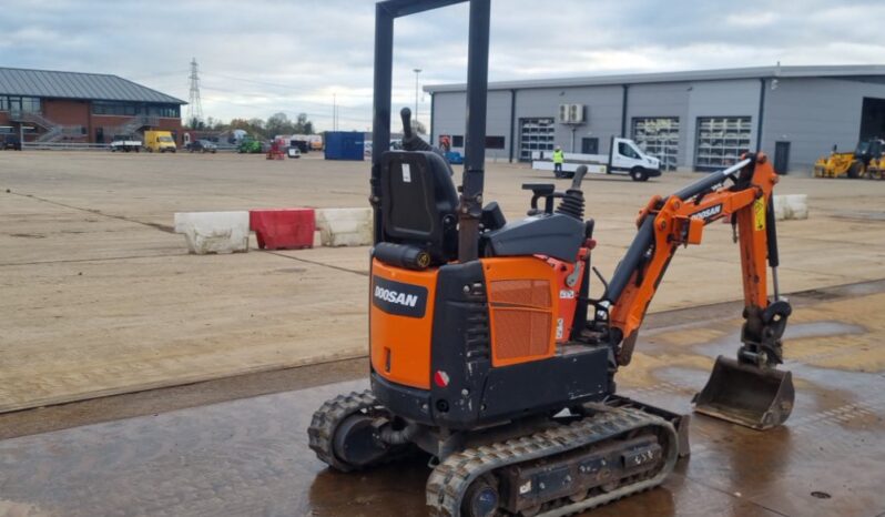 2020 Doosan DX10Z Mini Excavators For Auction: Leeds -27th, 28th, 29th, 30th November 24 @ 8:00am full