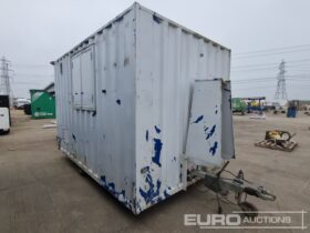 Boss cabins Single Axle Welfare Unit, 6kVA Stephill Generator (Cannot Be Reconsigned) Containers For Auction: Leeds -27th, 28th, 29th, 30th November 24 @ 8:00am full