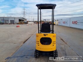 Unused 2024 JPC KV12 Mini Excavators For Auction: Leeds -27th, 28th, 29th, 30th November 24 @ 8:00am full