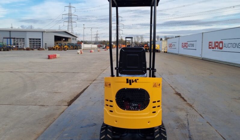 Unused 2024 JPC KV12 Mini Excavators For Auction: Leeds -27th, 28th, 29th, 30th November 24 @ 8:00am full