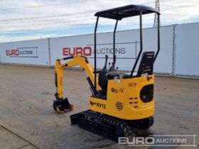 Unused 2024 JPC KV12 Mini Excavators For Auction: Leeds -27th, 28th, 29th, 30th November 24 @ 8:00am full