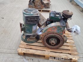 Lister 6KvA Generator, 2 Cylinder Engine Generators For Auction: Leeds -27th, 28th, 29th, 30th November 24 @ 8:00am full