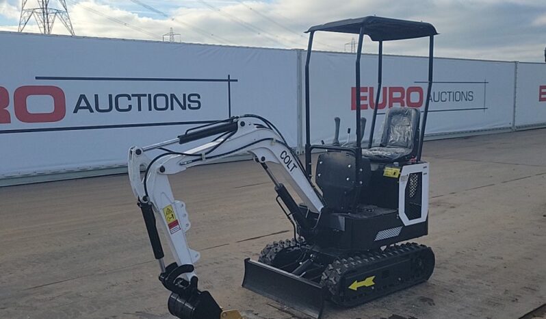 Unused 2024 Colt YFE10 Mini Excavators For Auction: Leeds -27th, 28th, 29th, 30th November 24 @ 8:00am