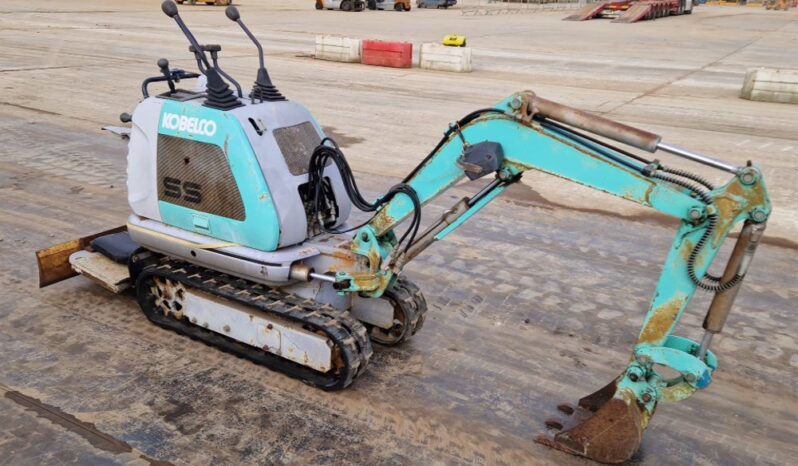 Kobelco SS1 Mini Excavators For Auction: Leeds -27th, 28th, 29th, 30th November 24 @ 8:00am full