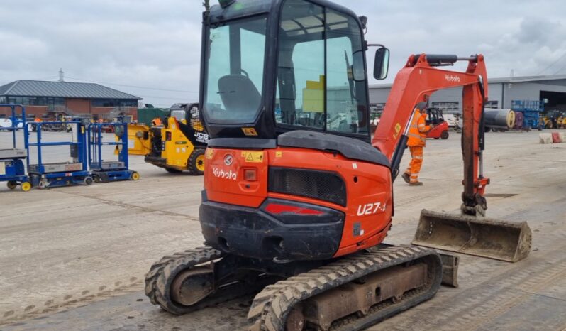 2014 Kubota U27-4 Mini Excavators For Auction: Leeds -27th, 28th, 29th, 30th November 24 @ 8:00am full