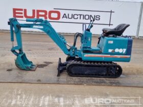 Kubota KH007 Mini Excavators For Auction: Leeds -27th, 28th, 29th, 30th November 24 @ 8:00am full