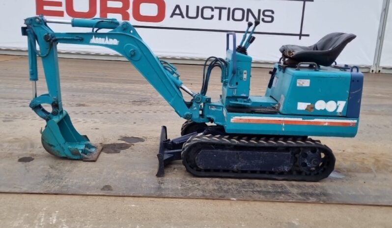 Kubota KH007 Mini Excavators For Auction: Leeds -27th, 28th, 29th, 30th November 24 @ 8:00am full