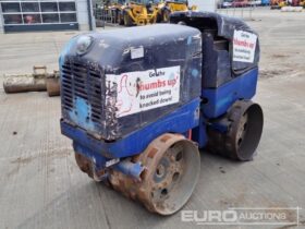 Wacker Neuson Radio Controlled Double Drum Vibrating Pad Foot Trench Roller (Parts Missing) Asphalt / Concrete Equipment For Auction: Leeds -27th, 28th, 29th, 30th November 24 @ 8:00am full