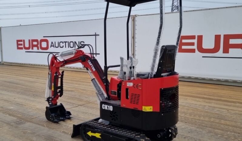 Unused 2024 Captok CK10 Micro Excavators For Auction: Leeds -27th, 28th, 29th, 30th November 24 @ 8:00am full