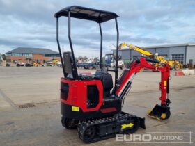 Unused 2024 Colt YFE10 Mini Excavators For Auction: Leeds -27th, 28th, 29th, 30th November 24 @ 8:00am full