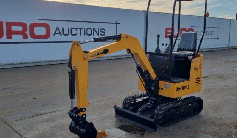 Unused 2024 JPC KV12 Mini Excavators For Auction: Leeds -27th, 28th, 29th, 30th November 24 @ 8:00am