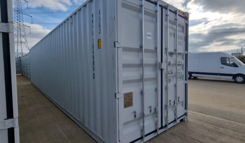 2024 CTN 40′ Container, 4 Side Doors, 1 End Door (Cannot Be Reconsigned) Containers For Auction: Leeds -27th, 28th, 29th, 30th November 24 @ 8:00am full