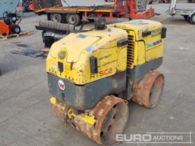 2012 Wacker Neuson Roller RT82-SC2 Asphalt / Concrete Equipment For Auction: Leeds -27th, 28th, 29th, 30th November 24 @ 8:00am full