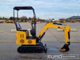 Unused 2024 JPC KV12 Mini Excavators For Auction: Leeds -27th, 28th, 29th, 30th November 24 @ 8:00am full