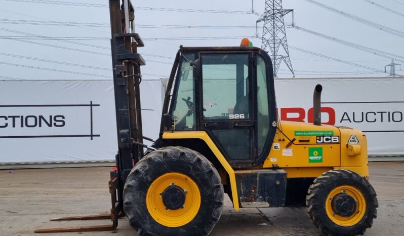 2016 JCB 926-4 Rough Terrain Forklifts For Auction: Leeds -27th, 28th, 29th, 30th November 24 @ 8:00am full