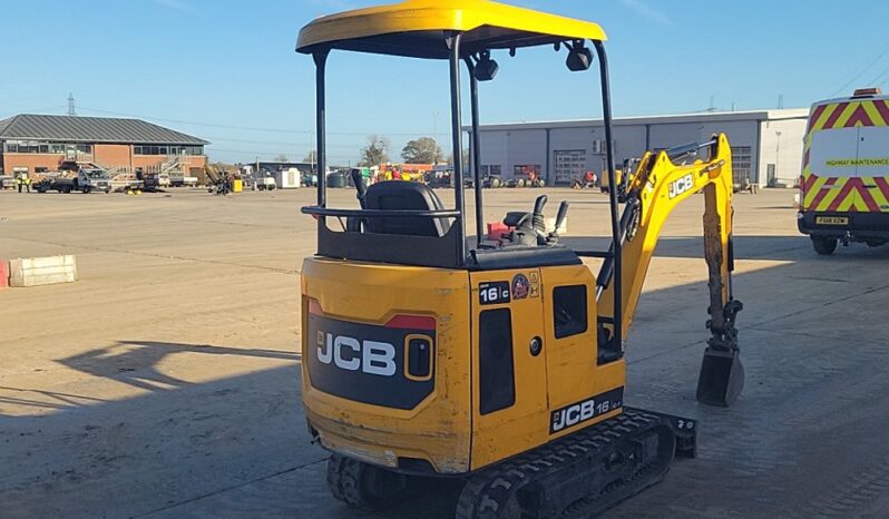 2019 JCB 16C-1 Mini Excavators For Auction: Leeds -27th, 28th, 29th, 30th November 24 @ 8:00am full