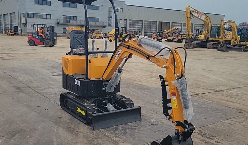 Unused 2024 Captok CK13 Micro Excavators For Auction: Leeds -27th, 28th, 29th, 30th November 24 @ 8:00am full