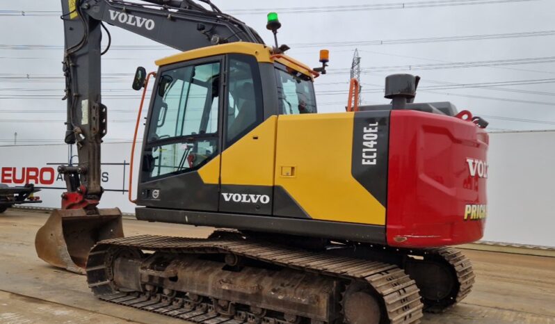 2018 Volvo EC140EL 10 Ton+ Excavators For Auction: Leeds -27th, 28th, 29th, 30th November 24 @ 8:00am full