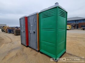 Armal Single Toilet Unit (3 of) (Cannot Be Reconsigned) Containers For Auction: Leeds -27th, 28th, 29th, 30th November 24 @ 8:00am