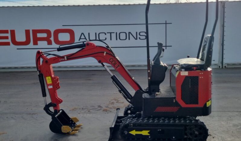 Unused 2024 Colt YFE10 Mini Excavators For Auction: Leeds -27th, 28th, 29th, 30th November 24 @ 8:00am full