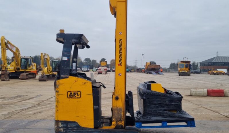 Jungheinrich Electric Reach Forklift, 3 Stage Free Lift Mast, Forks, Charger Forklifts For Auction: Leeds -27th, 28th, 29th, 30th November 24 @ 8:00am full