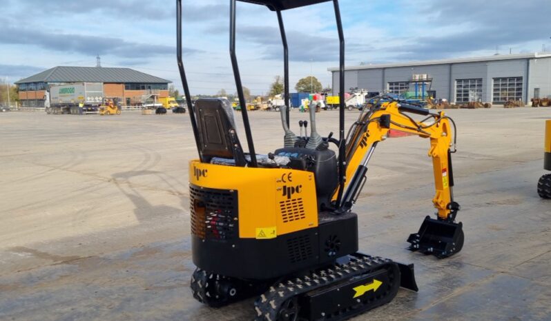 Unused 2024 JPC HT12 Mini Excavators For Auction: Leeds -27th, 28th, 29th, 30th November 24 @ 8:00am full