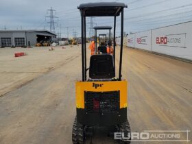 Unused 2024 JPC HT12 Mini Excavators For Auction: Leeds -27th, 28th, 29th, 30th November 24 @ 8:00am full