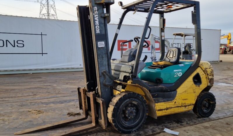 Komatsu FD20T-16 Forklifts For Auction: Leeds -27th, 28th, 29th, 30th November 24 @ 8:00am